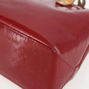 LOUIS VUITTON Monogram Vernis Reade PM Bag Pomme D'amour M91990 Auth 160420-9