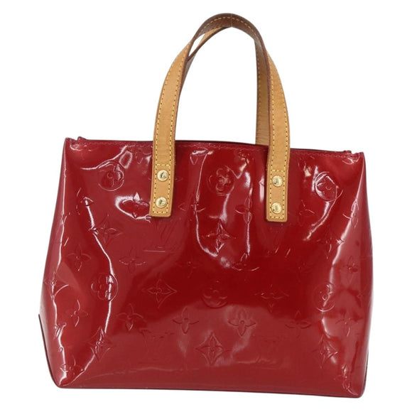 LOUIS VUITTON Monogram Vernis Reade PM Bag Pomme D'amour M91990 Auth 160420