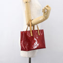 LOUIS VUITTON Monogram Vernis Reade PM Bag Pomme D'amour M91990 Auth 160420-21