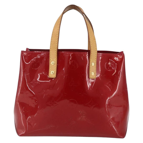 LOUIS VUITTON Monogram Vernis Reade PM Bag Pomme D'amour M91990 Auth 160420