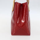 LOUIS VUITTON Monogram Vernis Reade PM Bag Pomme D'amour M91990 Auth 160420-3