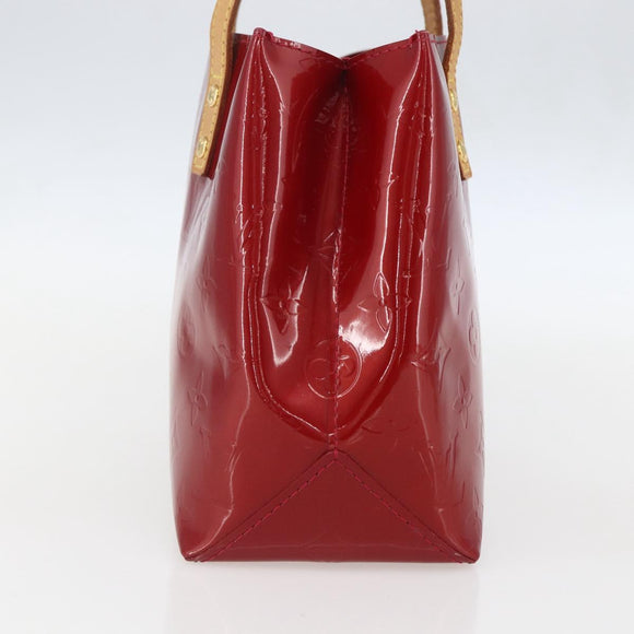LOUIS VUITTON Monogram Vernis Reade PM Bag Pomme D'amour M91990 Auth 160420