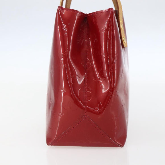 LOUIS VUITTON Monogram Vernis Reade PM Bag Pomme D'amour M91990 Auth 160420