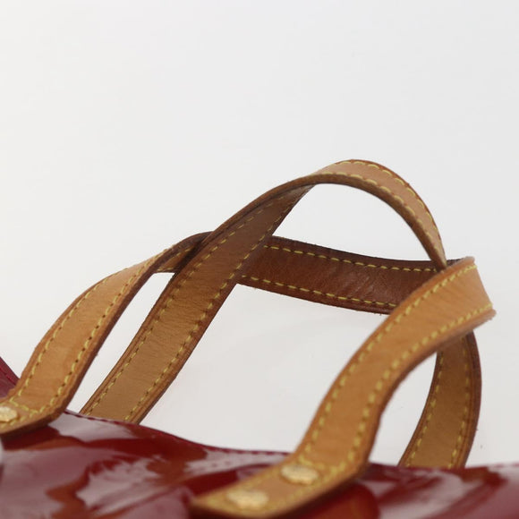 LOUIS VUITTON Monogram Vernis Reade PM Bag Pomme D'amour M91990 Auth 160420