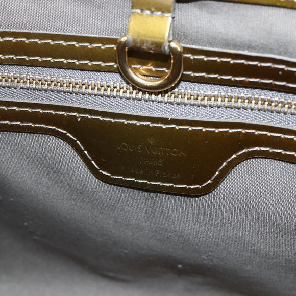 LOUIS VUITTON Monogram Vernis Wilshire PM Bag Gris Art Deco M91627 Auth 160424