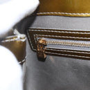 LOUIS VUITTON Monogram Vernis Wilshire PM Bag Gris Art Deco M91627 Auth 160424-18
