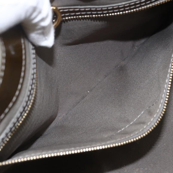 LOUIS VUITTON Monogram Vernis Wilshire PM Bag Gris Art Deco M91627 Auth 160424