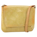LOUIS VUITTON Monogram Vernis Thompson Street Bag Beige M91301 LV Auth 160426-1