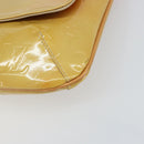 LOUIS VUITTON Monogram Vernis Thompson Street Bag Beige M91301 LV Auth 160426-14