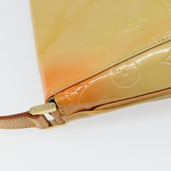 LOUIS VUITTON Monogram Vernis Thompson Street Bag Beige M91301 LV Auth 160426