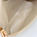 LOUIS VUITTON Monogram Vernis Thompson Street Bag Beige M91301 LV Auth 160426-11