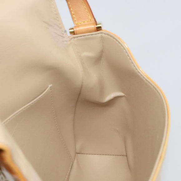 LOUIS VUITTON Monogram Vernis Thompson Street Bag Beige M91301 LV Auth 160426