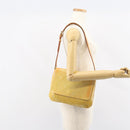 LOUIS VUITTON Monogram Vernis Thompson Street Bag Beige M91301 LV Auth 160426-22