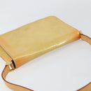 LOUIS VUITTON Monogram Vernis Thompson Street Bag Beige M91301 LV Auth 160426-6