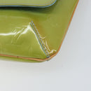 LOUIS VUITTON Vernis Thompson Street Shoulder Bag Baby Blue M91009 Auth 160427-10