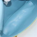 LOUIS VUITTON Vernis Thompson Street Shoulder Bag Baby Blue M91009 Auth 160427-16