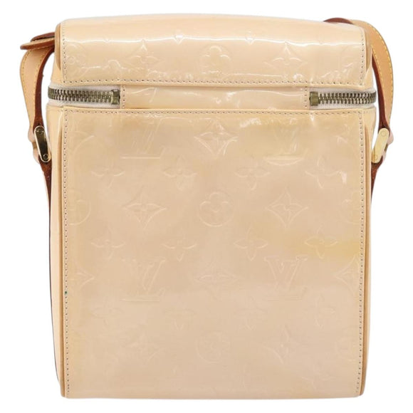 LOUIS VUITTON Vernis Sullivan Vertical Bag Marshmallow Pink M91298 Auth 160430