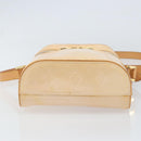 LOUIS VUITTON Vernis Sullivan Vertical Bag Marshmallow Pink M91298 Auth 160430-9