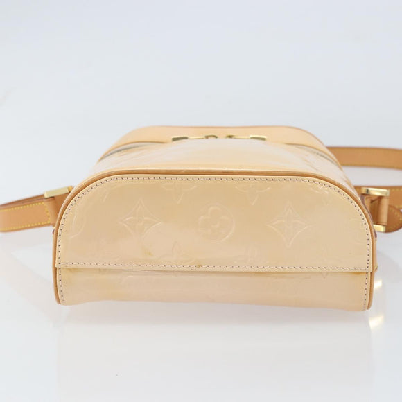 LOUIS VUITTON Vernis Sullivan Vertical Bag Marshmallow Pink M91298 Auth 160430