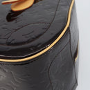 LOUIS VUITTON Monogram Vernis Summit Drive Bag Amarante M93516 LV Auth 160433-9