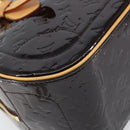 LOUIS VUITTON Monogram Vernis Summit Drive Bag Amarante M93516 LV Auth 160433-16