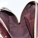 LOUIS VUITTON Monogram Vernis Summit Drive Bag Amarante M93516 LV Auth 160433-20