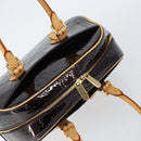 LOUIS VUITTON Monogram Vernis Summit Drive Bag Amarante M93516 LV Auth 160433-6