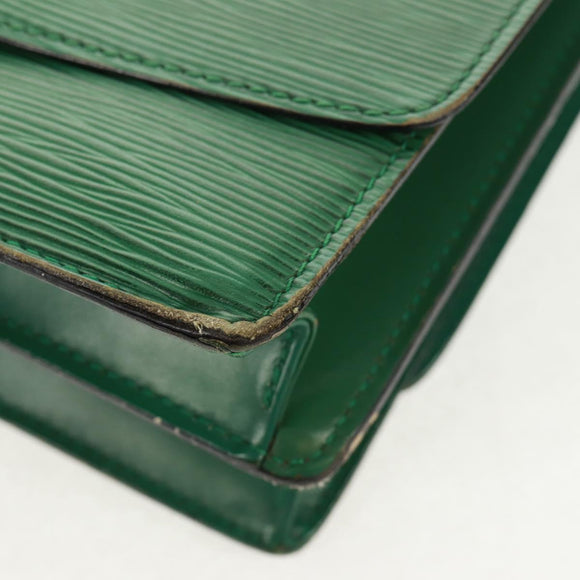 LOUIS VUITTON Epi Grenel Shoulder Bag Green M52364 LV Auth 160435