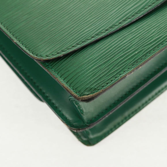 LOUIS VUITTON Epi Grenel Shoulder Bag Green M52364 LV Auth 160435