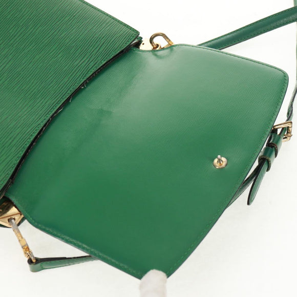 LOUIS VUITTON Epi Grenel Shoulder Bag Green M52364 LV Auth 160435