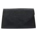 LOUIS VUITTON Epi Art Deco Clutch Bag Black M52632 LV Auth 160437-13