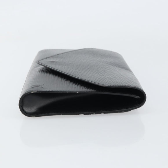 LOUIS VUITTON Epi Art Deco Clutch Bag Black M52632 LV Auth 160437