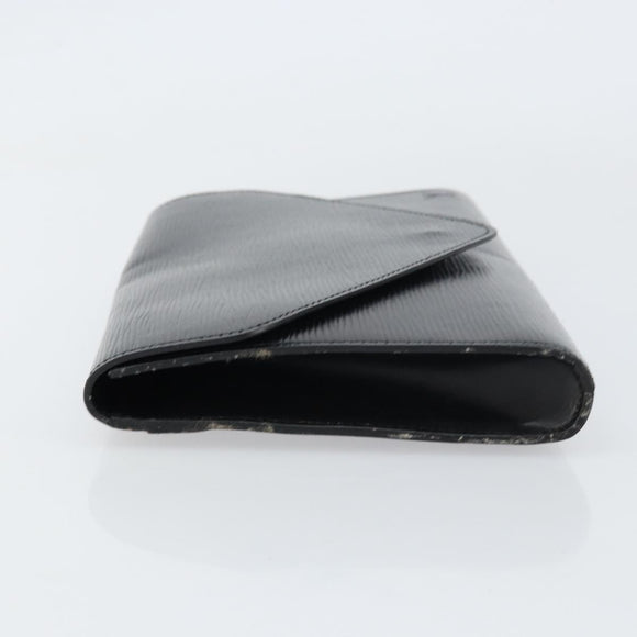 LOUIS VUITTON Epi Art Deco Clutch Bag Black M52632 LV Auth 160437