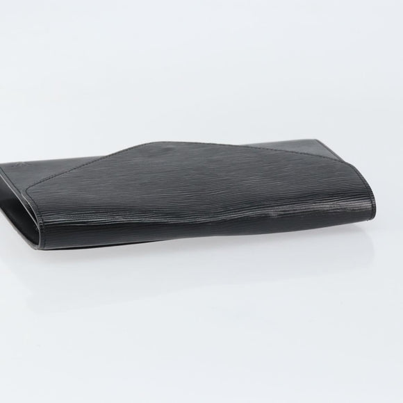 LOUIS VUITTON Epi Art Deco Clutch Bag Black M52632 LV Auth 160437
