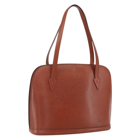 LOUIS VUITTON Epi Lussac Shoulder Bag Brown M52283 LV Auth 160438