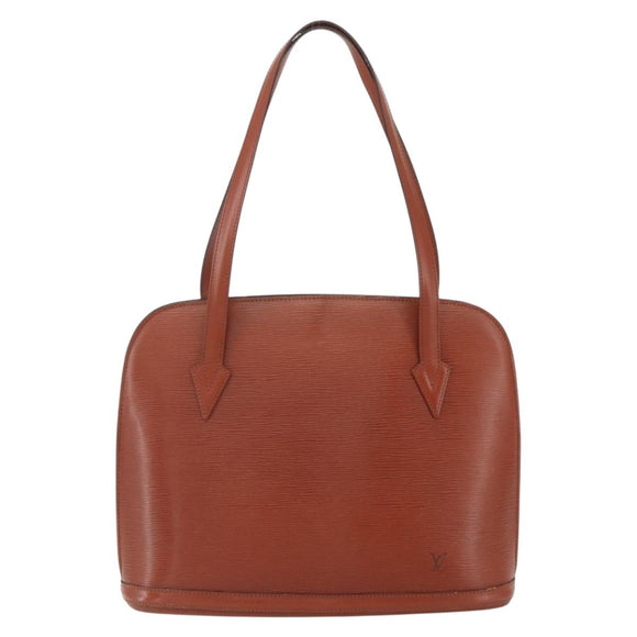 LOUIS VUITTON Epi Lussac Shoulder Bag Brown M52283 LV Auth 160438