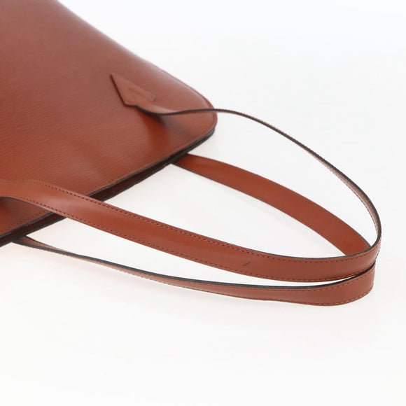 LOUIS VUITTON Epi Lussac Shoulder Bag Brown M52283 LV Auth 160438