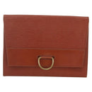 LOUIS VUITTON Epi Jena Clutch Bag Brown M52723 LV Auth 160441-13