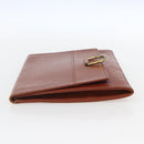 LOUIS VUITTON Epi Jena Clutch Bag Brown M52723 LV Auth 160441-3