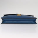 LOUIS VUITTON Epi Porte Documents Bandouliere Bag Toledo Blue LV Auth 160443-5