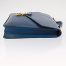 LOUIS VUITTON Epi Porte Documents Bandouliere Bag Toledo Blue LV Auth 160443-3