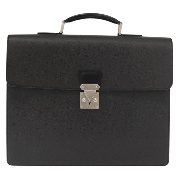 LOUIS VUITTON Taiga Serviette Moskova Business Bag Ardoise M30032 Auth 160446