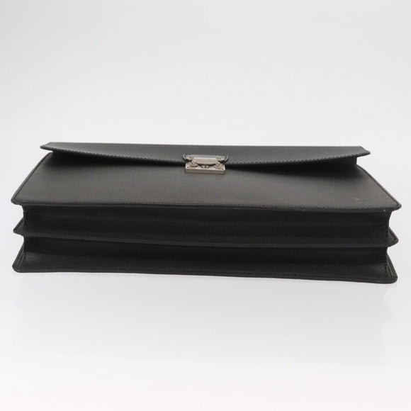 LOUIS VUITTON Taiga Serviette Moskova Business Bag Ardoise M30032 Auth 160446