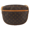 LOUIS VUITTON Monogram Jeune Fille GM Shoulder Bag M51225 LV Auth 160454A-2