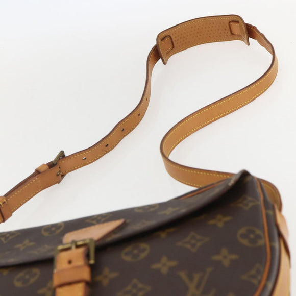 LOUIS VUITTON Monogram Jeune Fille GM Shoulder Bag M51225 LV Auth 160454