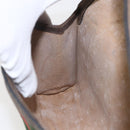 GUCCI GG Supreme Web Sherry Line Clutch Bag PVC Beige 67 014 3087 Auth 160466-11