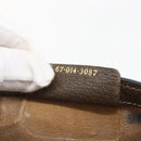 GUCCI GG Supreme Web Sherry Line Clutch Bag PVC Beige 67 014 3087 Auth 160466-12