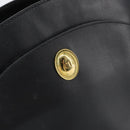 Christian Dior Shoulder Bag Leather Black Gold Auth 160468-18