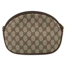 GUCCI GG Supreme Shoulder Bag PVC Beige Gold 007 89 0094 Auth 160472 - 0