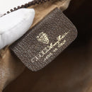 GUCCI GG Supreme Web Sherry Line Clutch Bag PVC Beige 27 004 998 Auth 160473-13